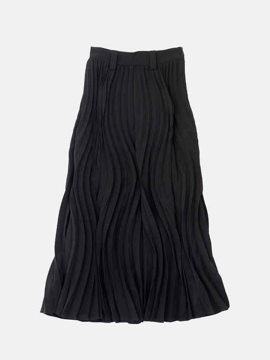 LS-SK2 Curve Pleated Skirt