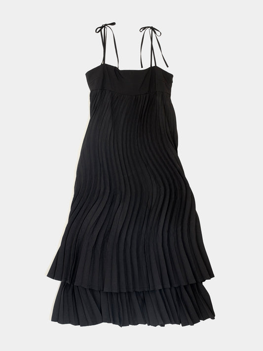 LS-OP2 Curve Pleated Dress