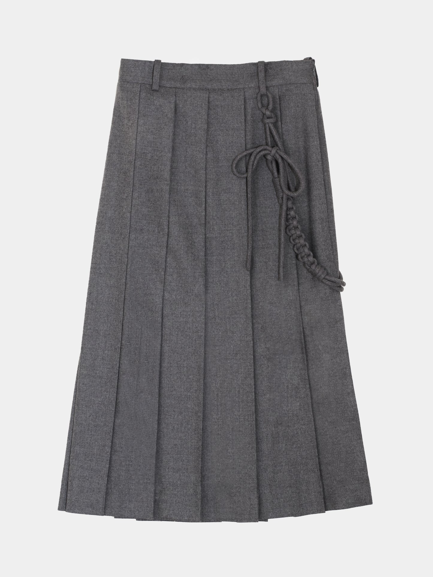 LS-SK1 BCharm-Decorated Pleatsed Skirt